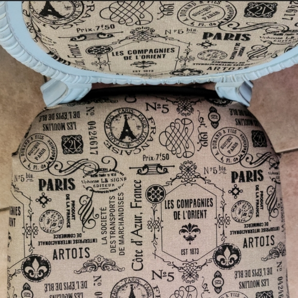 Statement Chair / Blue Louis XV Style Accent Piece - Picture 10 of 10